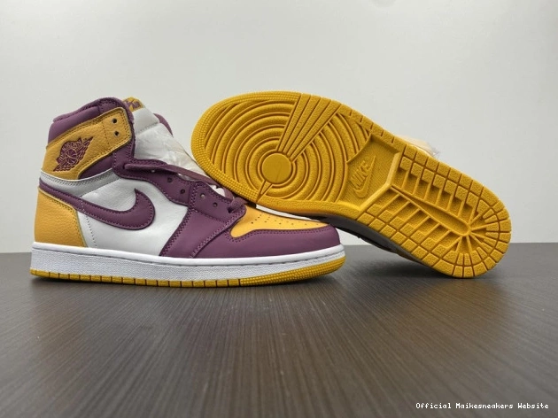 Official Maikesneakers Air 555088-706 1 High Jordan Brotherhood OG 0813